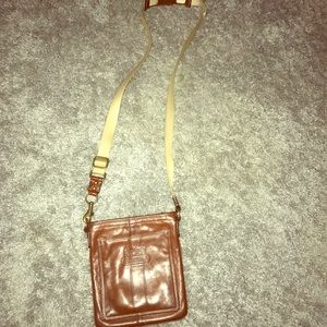 Coach leather cross body bag